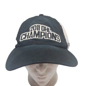 Owen Sound Attack 2011 OHL Champions Reebok Adjustable Hat Mesh Back With Tags